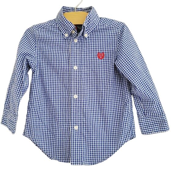 Chaps 2T easy care gingham button down shirt - Picture 1 of 3